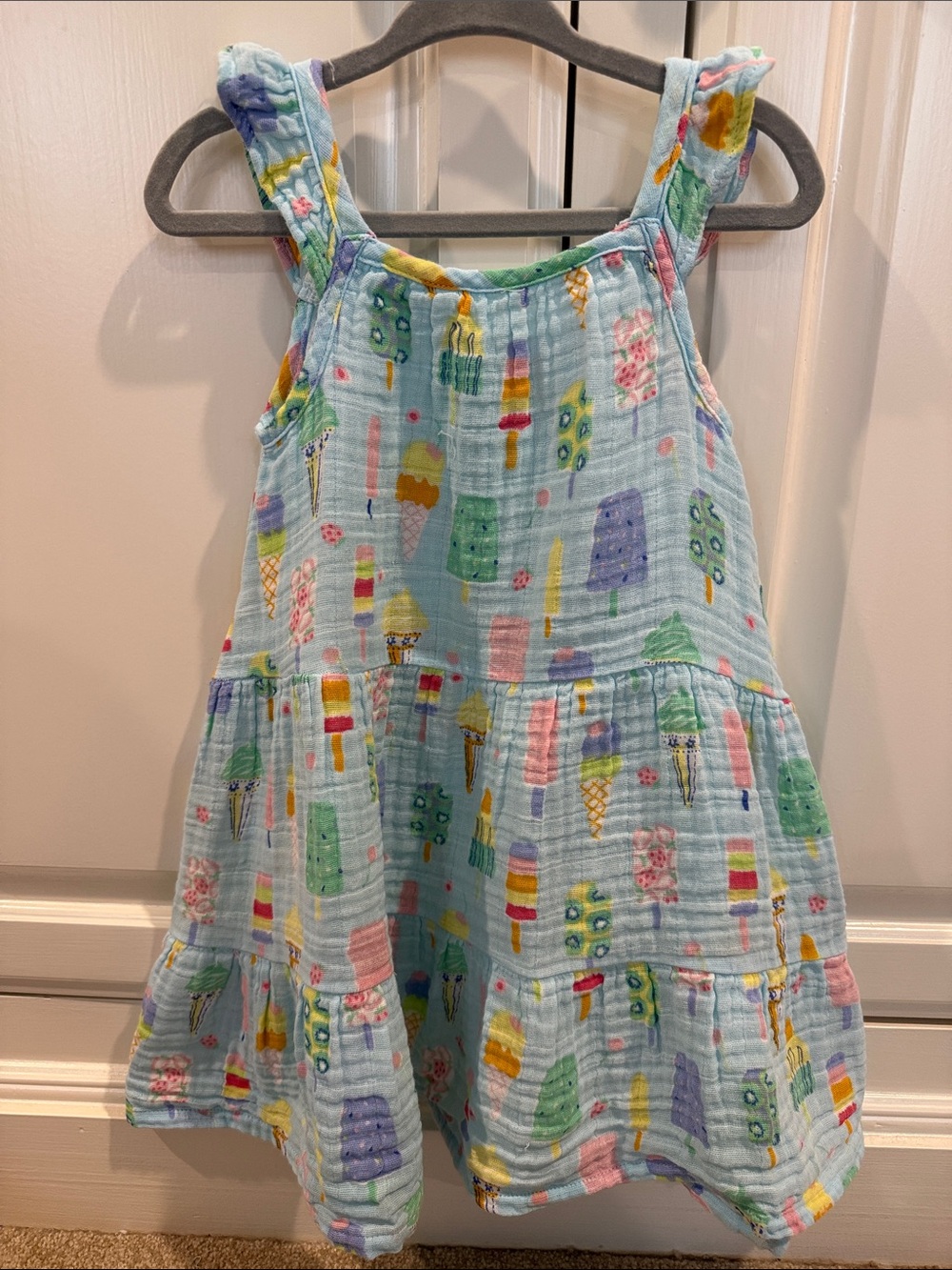 Angel Dear Pastel Ice Cream Print Sundress